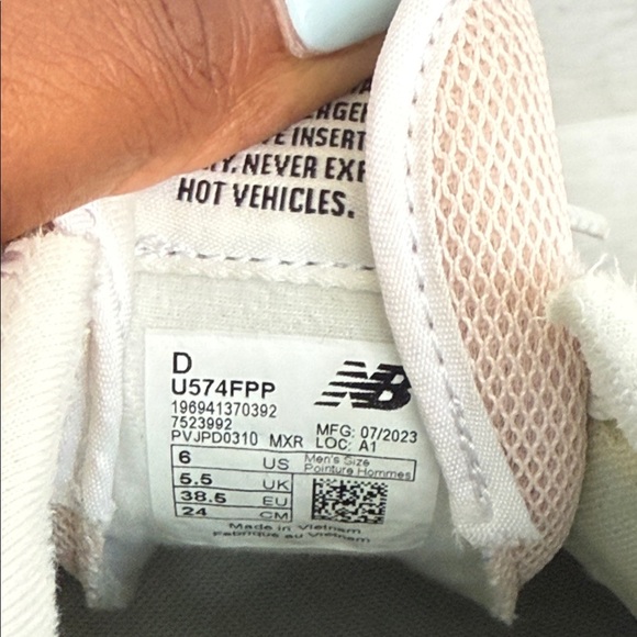 New Balance Blush Link Lace Up Sneakers Size 6 - Picture 10 of 11